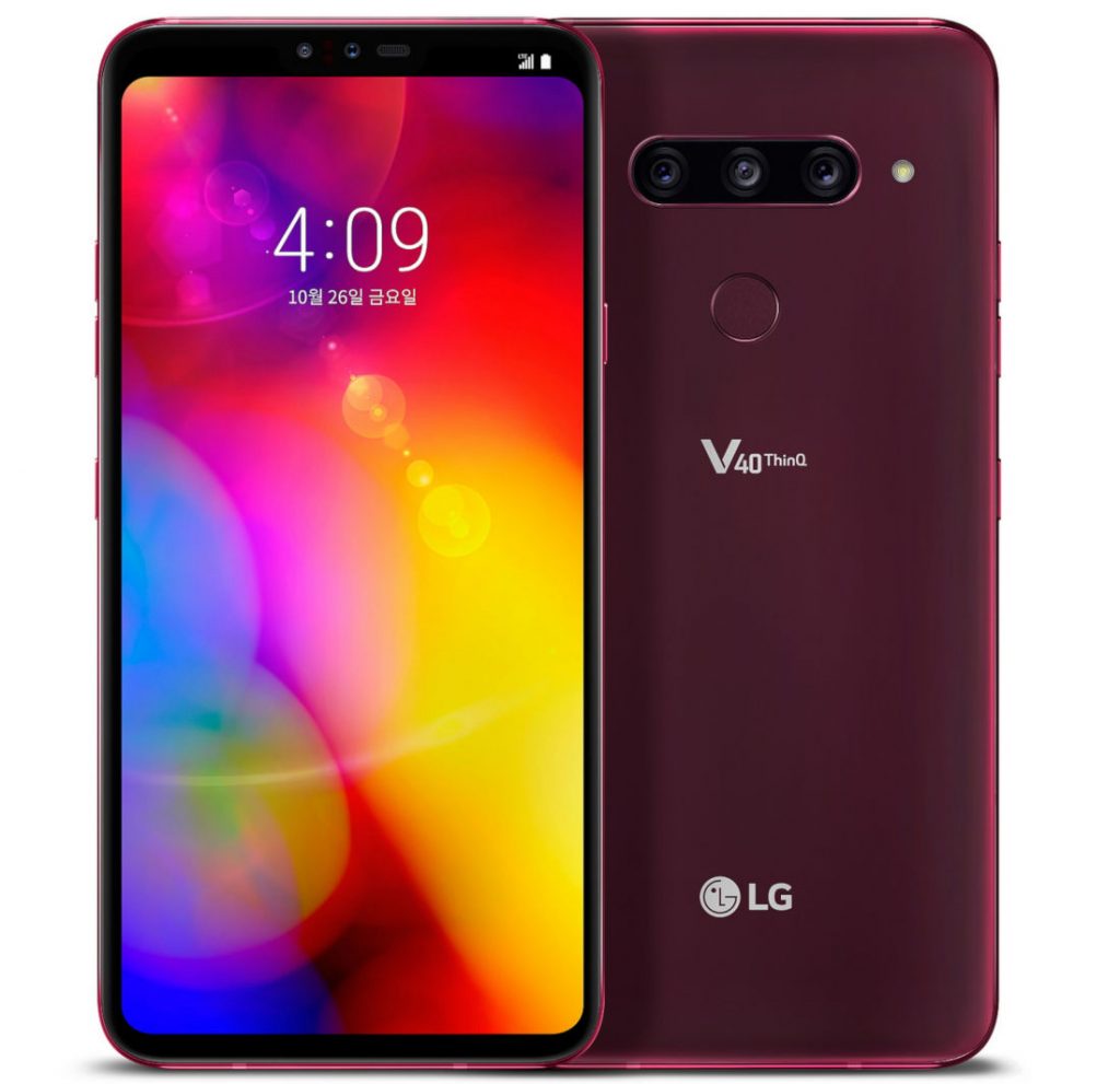 LG V40 ThinQ launched