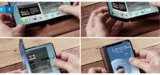 Samsung foldable phone image