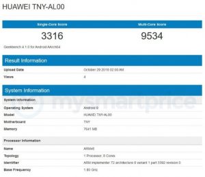 Huawei Honor Magic 2 spotted at Geekbench