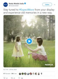 Nokia 7.1 tweet