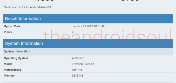 Google Pixel-3-Lite-XL- spotted at geekbench