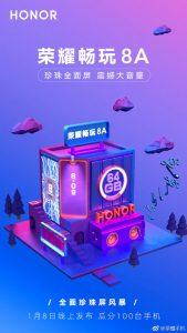 Huawei Honor 8A invite sent