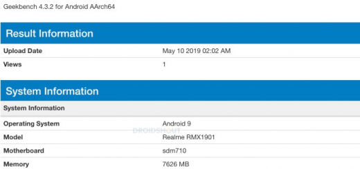 Realme X leaked on Geekbench